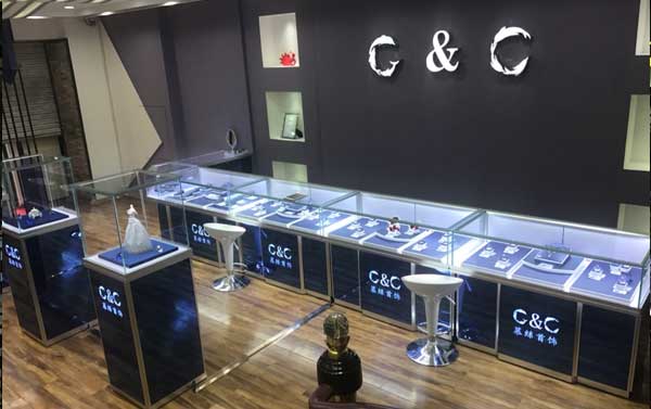 銀飾店銀飾展柜 銀飾店銀飾展柜